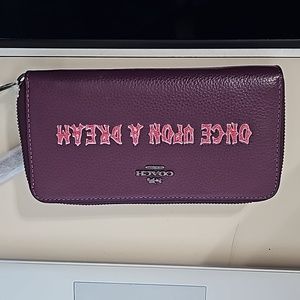 Deep Purple Coach Once Upon a Dream Wallet